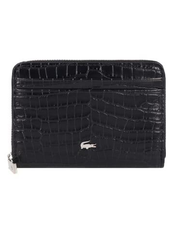 Lacoste Chantaco Classics Geldbörse RFID Schutz Leder 12 cm in noir