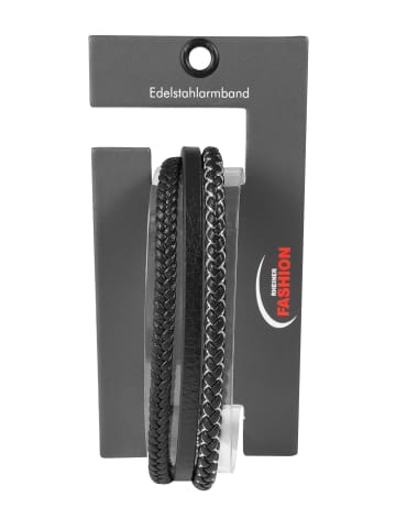 Adeliás Herren Armband – Lederarmband aus Leder 21 cm in braun
