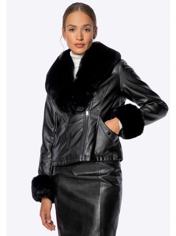 Wittchen Damen-Kunstlederjacke in Black