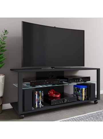 ebuy24 TV Tisch LindasL 1 Schwarz 115 x 41 cm