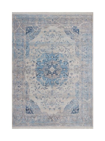 Kayoom Teppich Tibet in blau - rechteckig