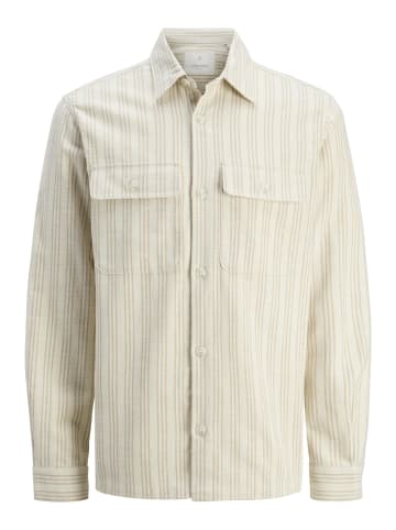 Jack & Jones Overshirt in Cloud Dancer