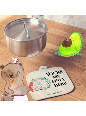 Mr. & Mrs. Panda Topfuntersetzer Gespenster  Liebe  Design mit S... in Weiß