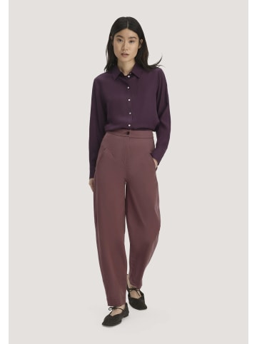 Hessnatur Hessnatur Barrel-Leg Hose Relaxed aus TENCEL™ Lyocell mit Bio-Baumwolle in wildrose