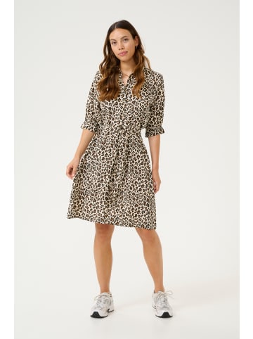 Kaffe Kleid KAvelana in Multi Color Leo Print