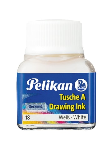 Pelikan Tusche A 18 weiß 10ml