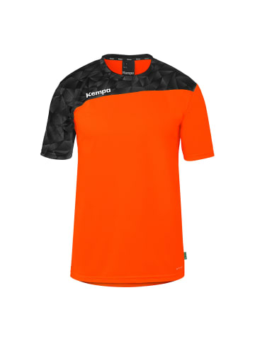 Kempa Trainings-T-Shirt Athletics 29 in fluo orange/schwarz