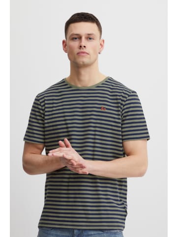 BLEND Gestreiftes T-Shirt BHDinton in Grün
