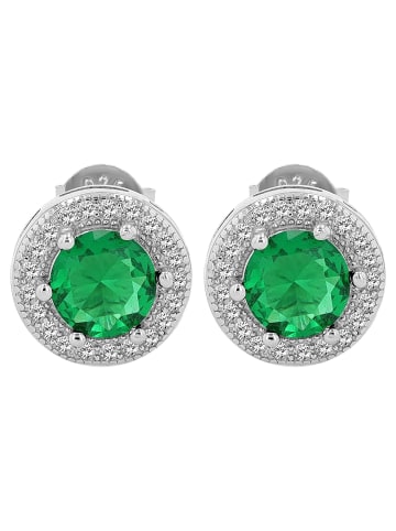 Adeliás Damen Ohrringe – Ohrstecker aus 925 Silber in silber