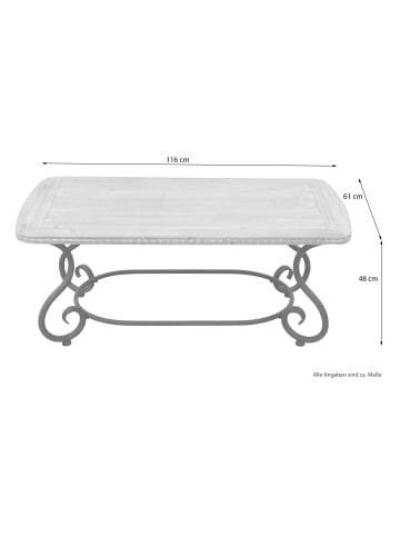 möbel-direkt Couchtisch (116x61 cm) Lilli in braun