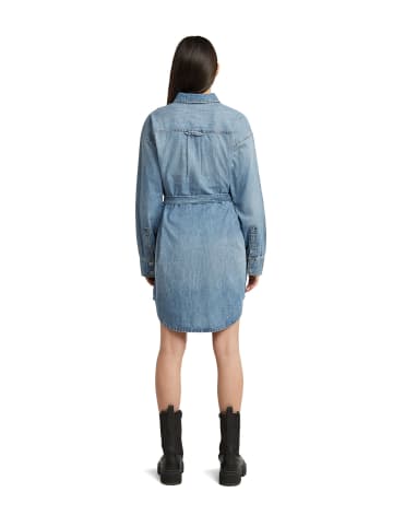 G-Star Raw Belted Shirt Kleid antique faded thames