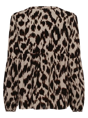 IPURI Bluse in beige schwarz