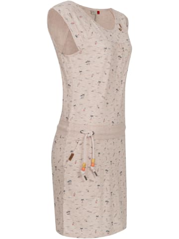 ragwear Sommerkleid Penelope in Beige Print A22