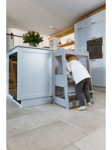 tiSsi tiSsi® Geschwister / Zwillings Lernturm FELIX mitwachsend Buche STORMY GREY