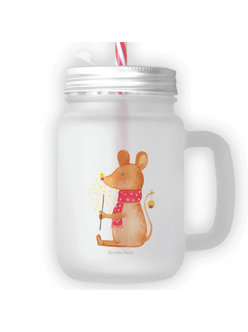 Mr. & Mrs. Panda Trinkbecher Maus Weihnachten ohne Spruch in Transparent