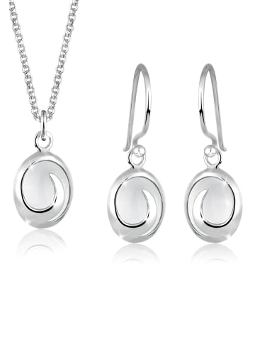 Elli Schmuckset 925 Sterling Silber in Weiß