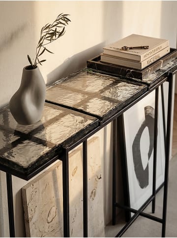 KADIMA DESIGN Konsolentisch 90x29x85 cm Design Anrichte Glas Flur,