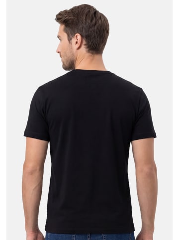 Ragman Unterhemd / Shirt Kurzarm Basic in Weiß / schwarz