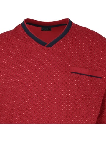 Götzburg Single-Jersey Schlafanzug in rot/marine