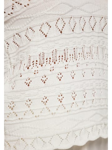 Sidona Damen Pullover in Wollweiss