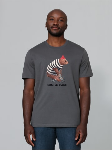 wat? Apparel T-Shirt Tour de Franz in Grau