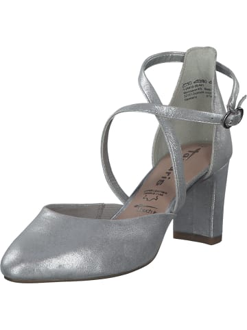 Tamaris Sling-Pumps in Silver