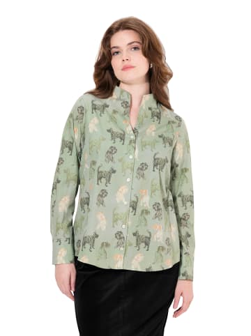 Ulla Popken Bluse in oliv