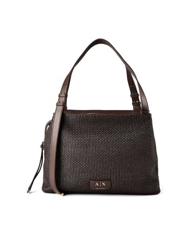Armani Exchange Alice Schultertasche 38 cm dunkelbraun