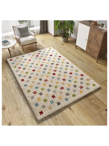 Atticgo Hochflor-Teppich BREMEN in mehrfarbig