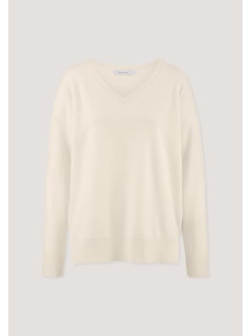 Hessnatur Strick Pullover in naturweiss