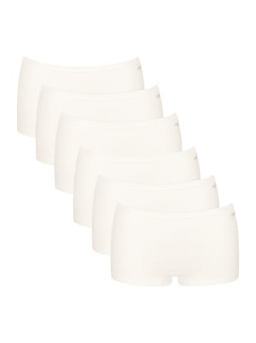 Sloggi Retro Pants GO Daily Cotton Short in SILK WHITE