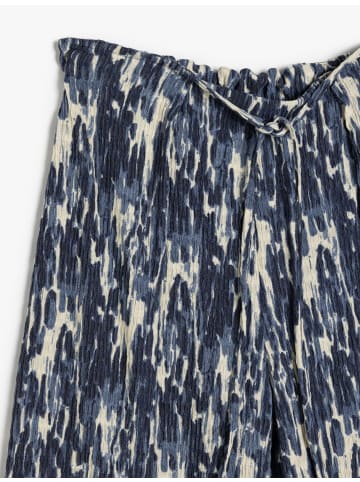 KOTON HOSEN in Marineblau Gemustert