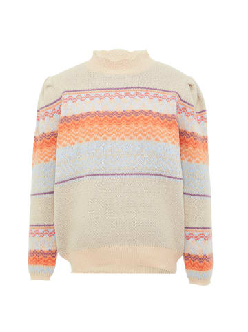 Jalene Damen Sweater in WOLLWEISS MEHRFARBIG