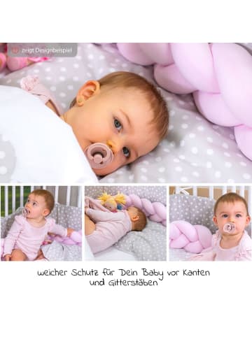 babybay Nestchenschlange geflochten in weiss,blau