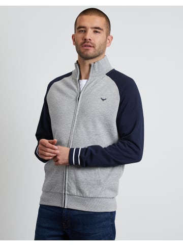 Threadbare Sweatjacke Cyrus in Grey Marl