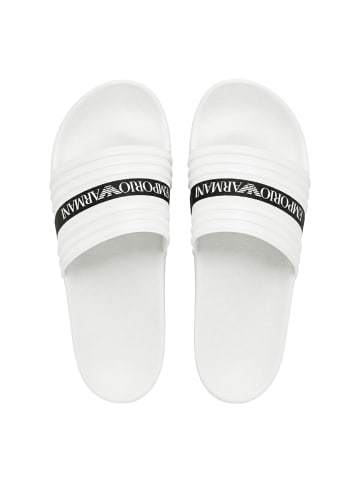 Emporio Armani Badeschuhe in Weiß