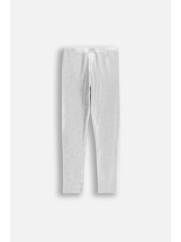 Coccodrillo Leggings mit langem Hosenbein in silbern