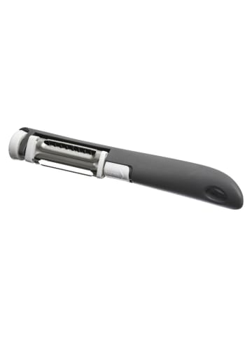 5five Simply Smart Kartoffel und andere Gemüse und Obst Schäler, Kartoffelschäler in Grau, 3 cm