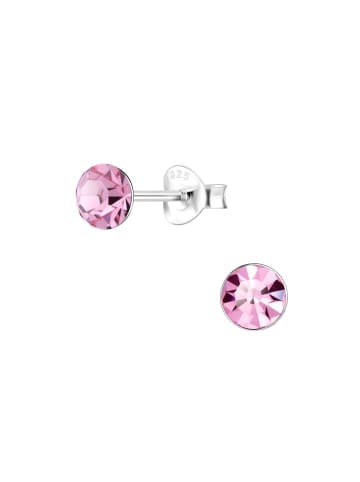 Alexander York Ohrstecker CRYSTAL 5 mm I light rose in rose