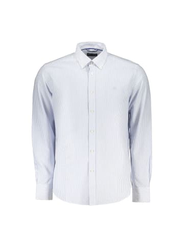 North Sails Blau Herren mit Long Sleeves und Button-Down Collar Hemd aus Baumwolle
