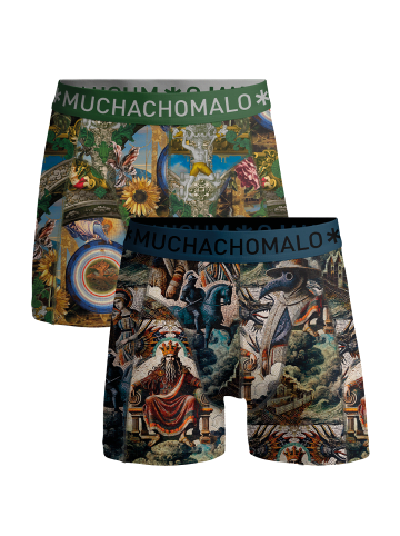 Muchachomalo 2er-Set: Boxershort in Mehrfarbig - für Kinder
