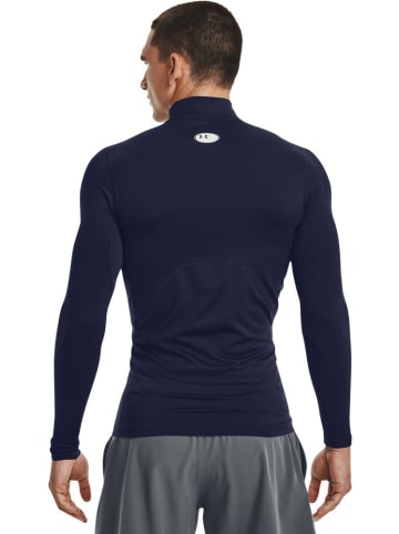 Under Armour Longsleeve "ColdGear Compression Mock" in Blau