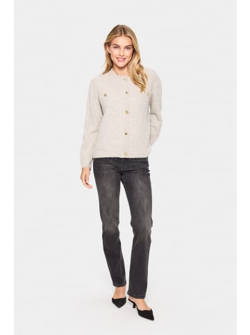 SAINT TROPEZ Strickjacke IselaSZ in Creme