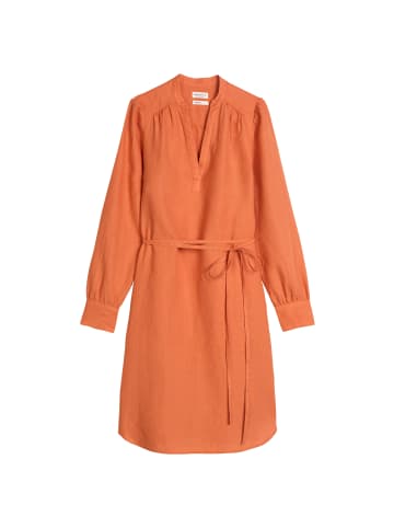 Marc O'Polo Leinenkleid loose in Warm Orange