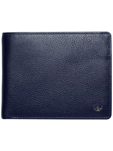 Golden Head Capri Geldbörse RFID Schutz Leder 12.5 cm blau