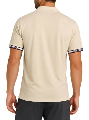 Geographical Norway Herren Regular Fit Polohemd in Off White