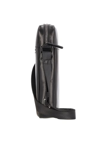 Bugatti Romano Umhängetasche Leder 23 cm schwarz