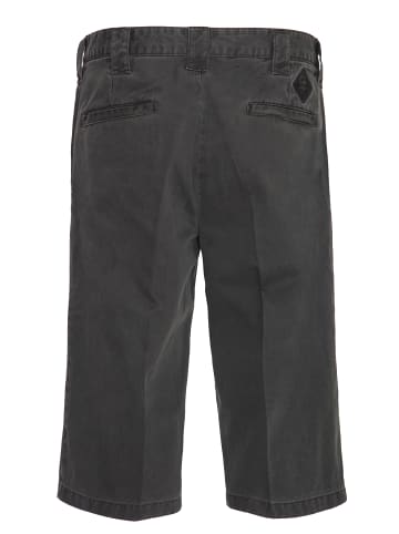 King Kerosin King Kerosin King Kerosin Workwear Shorts in Oil-Washed Optik Garage Wear in black