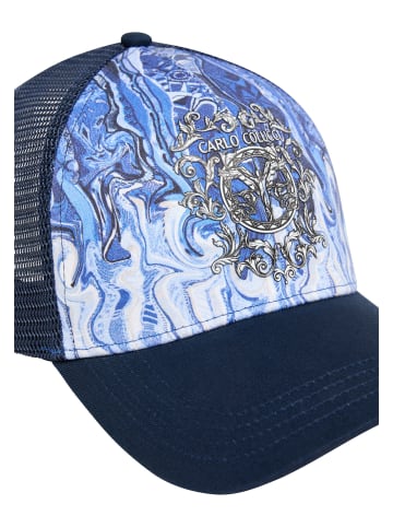 Carlo Colucci Trucker Cap Deni in Navy