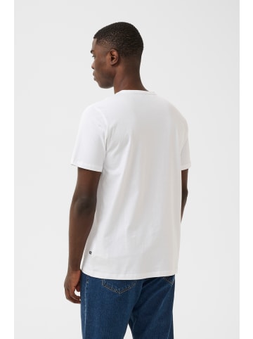 Matinique T-shirt MAJermane Gerade Passform in white/navy/glacier